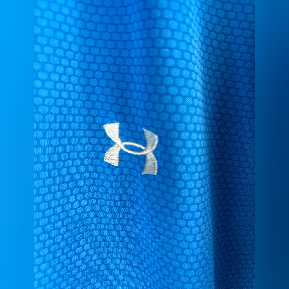 Under Armour Xxl Men’s Golf Polo Electric Blue Athletic Shirt View 4